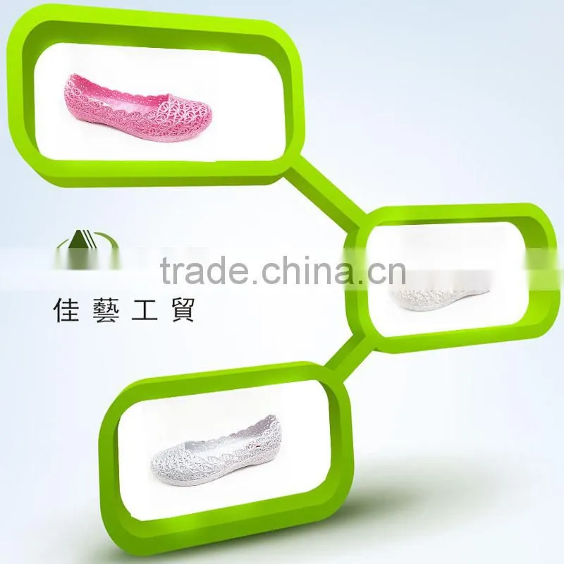 High Quality Lady Summer PVC Sandals 2016 Women Flat Shoes