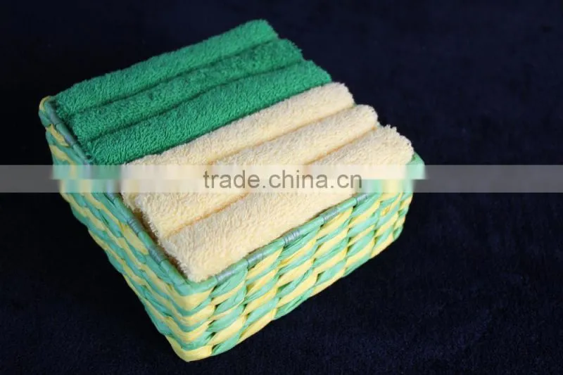 Egyptian Cotton Gift Towel ,Face Towel With Colorful Paper Basket