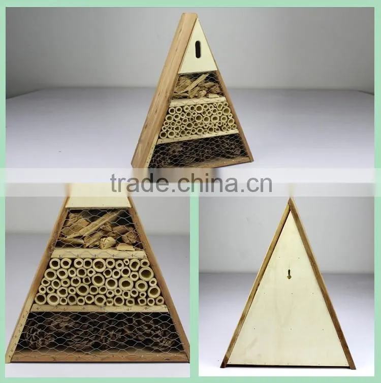 wholesale nautral wooden insect hotel