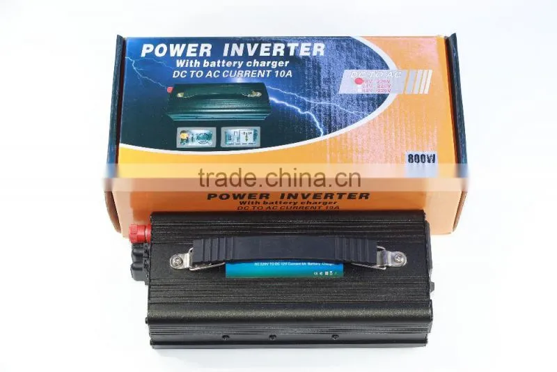 800w dc ac power inverter with charger 12v 220v dc ac inverter