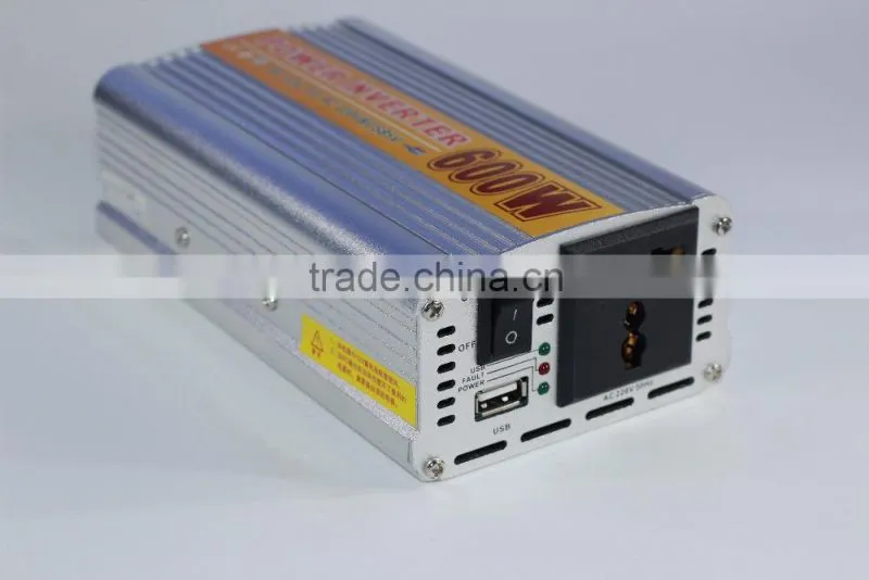 Portable Car Power Inverter 600W WATT DC 12V to AC 220V Charger Converter