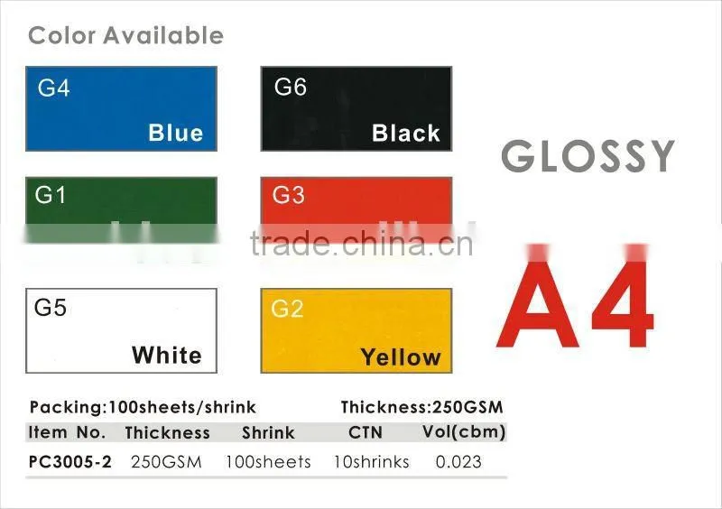 Hot sale A4/A3 clear/color/frosty PVC cover