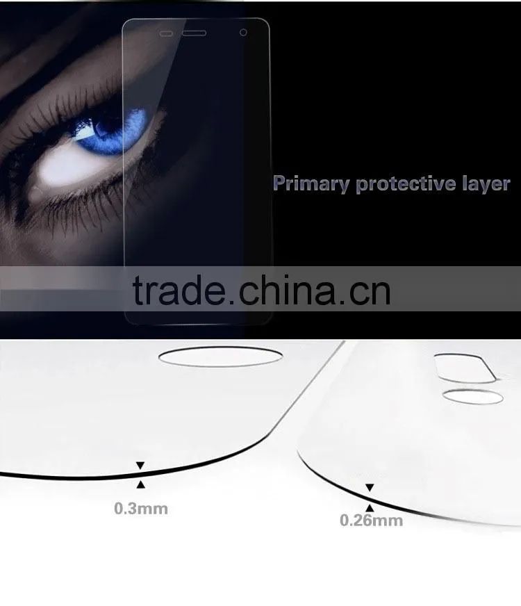 2015 Original Clear Tempered Glass Screen Protector for Xiaomi 3, Hot Selling for Xiao Mi 3 Screen Protector