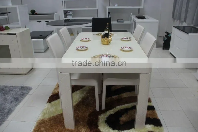 elegant crystal high glossy coffee table 1612