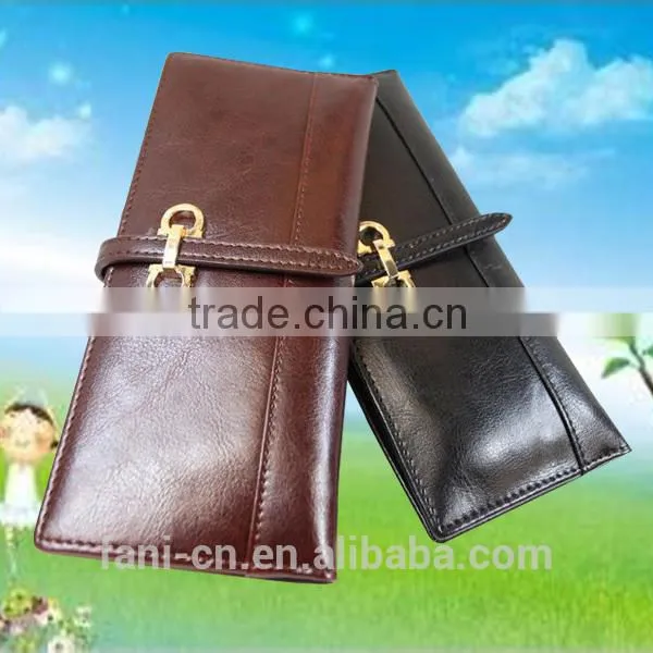 Hot selling fancy ladies genuine leather ladies party hand clutch purse with high quality