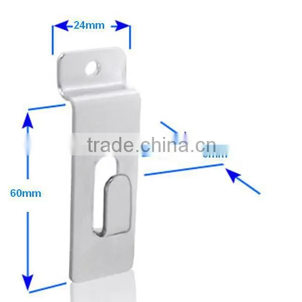 China Factory Chrome Notch Hook for Slatwall,Utility Hook,Small Hook