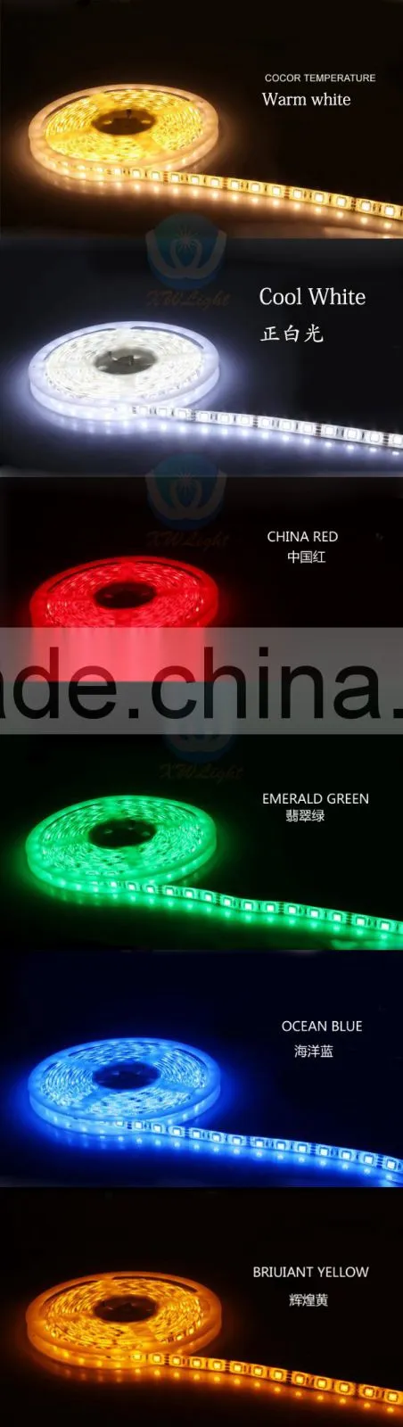 Aluminum Alloy 3528 smd led strip light flexible strips