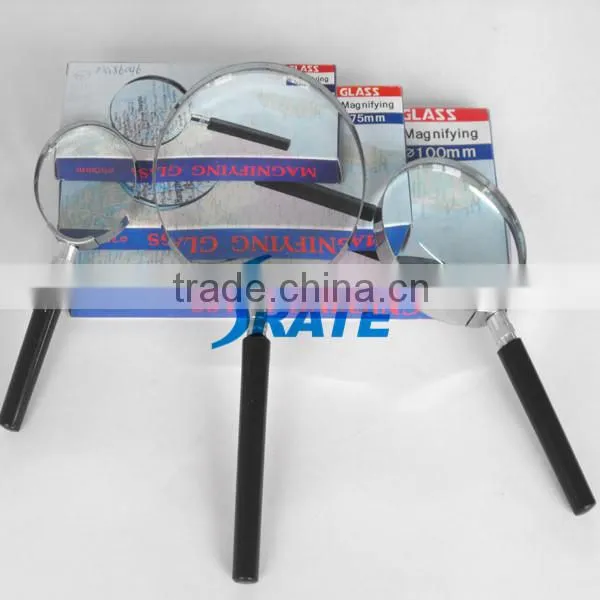 MG86047 Metal Frame Magnifying Glass With Glass Lens