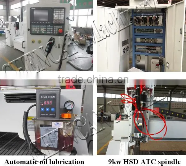 China Densit Board 1325 ATC 3D CNC Router Machine Wood Cutting Machine for Sale