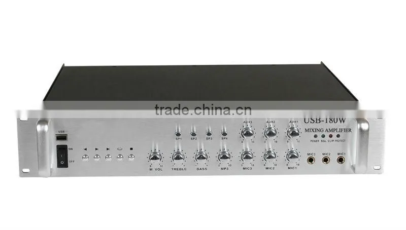 PA signal amplifier with USB