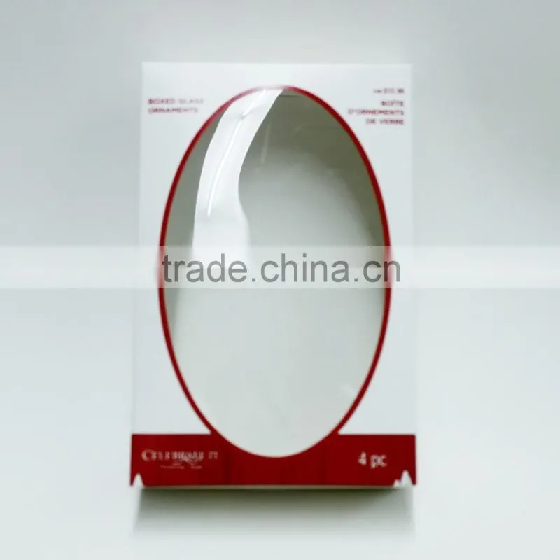 Custom Paper Box with PVC Window Recycled Folding Gift Paper Box