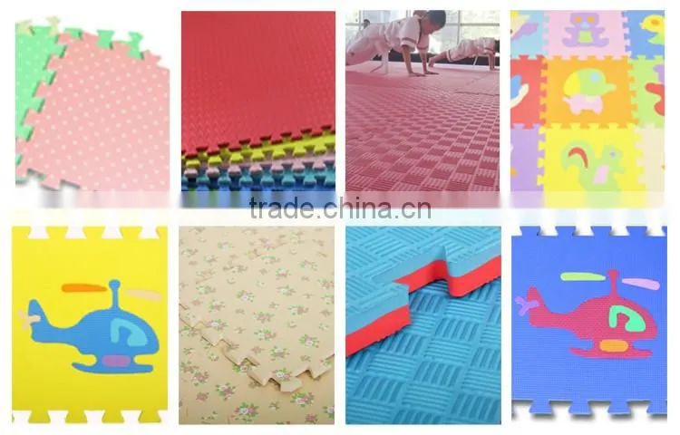 High quality non slip gym EVA foam exercise taekwondo mats