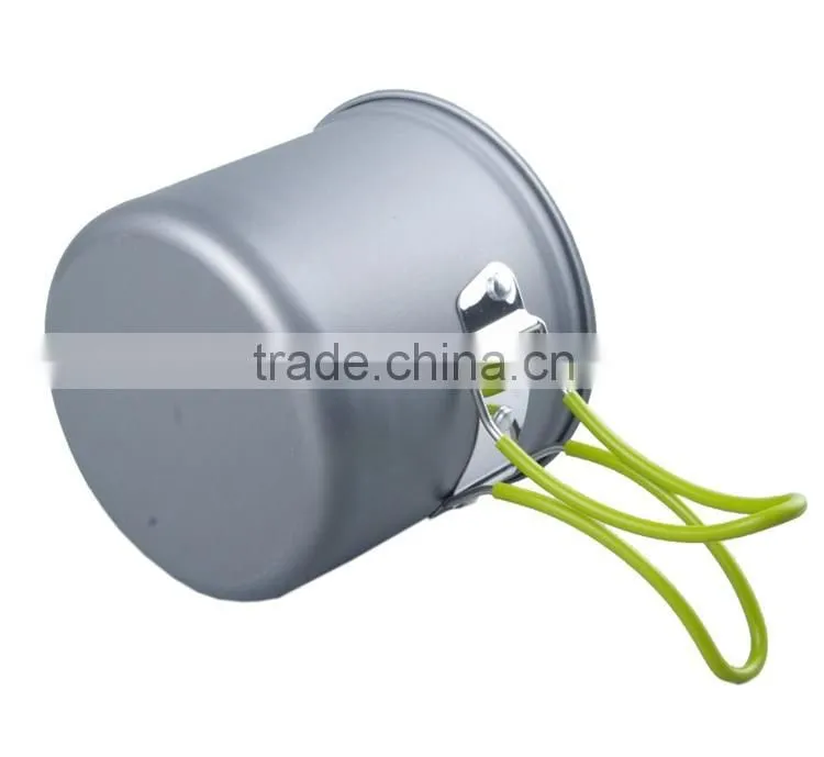 Picnic Camping Hiking Backpacking Pot Pan Cookware Outdoor Cooking Set