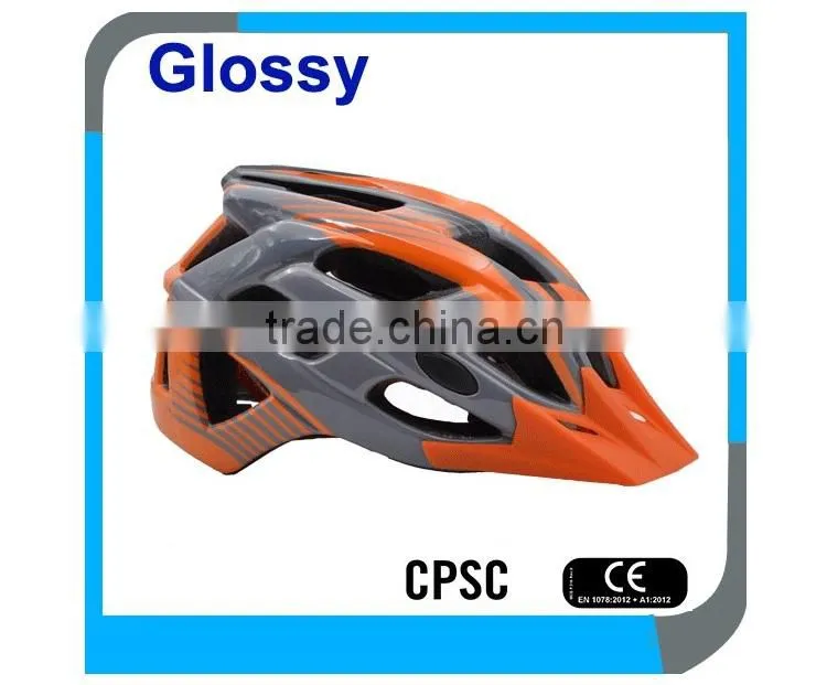 in-mold adult CE CPSC mountain bicycle safety helmets, bike security helmets, MTB cycling helmets