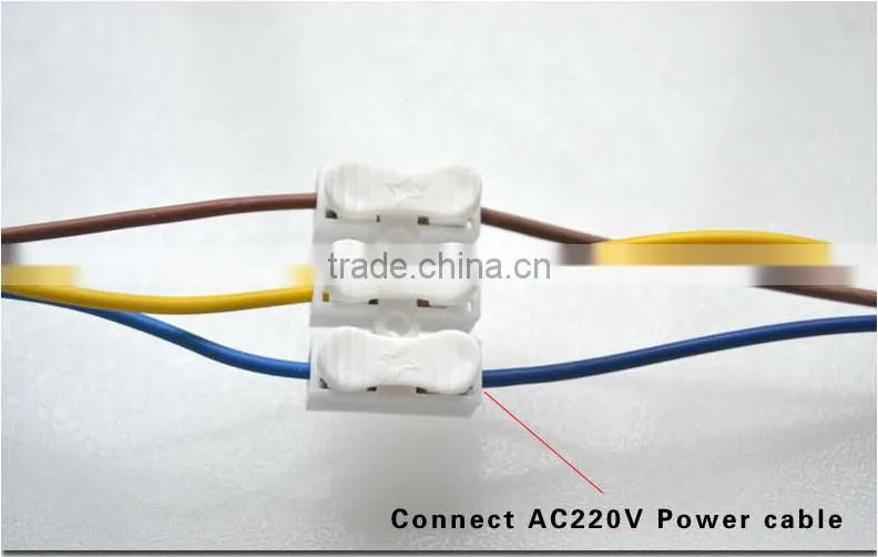 New Design Three-Wire Terminal Blocks 380V 10A CH3 Ceiling Lamp Accessories Lighting Fast Wire Cable Connectors