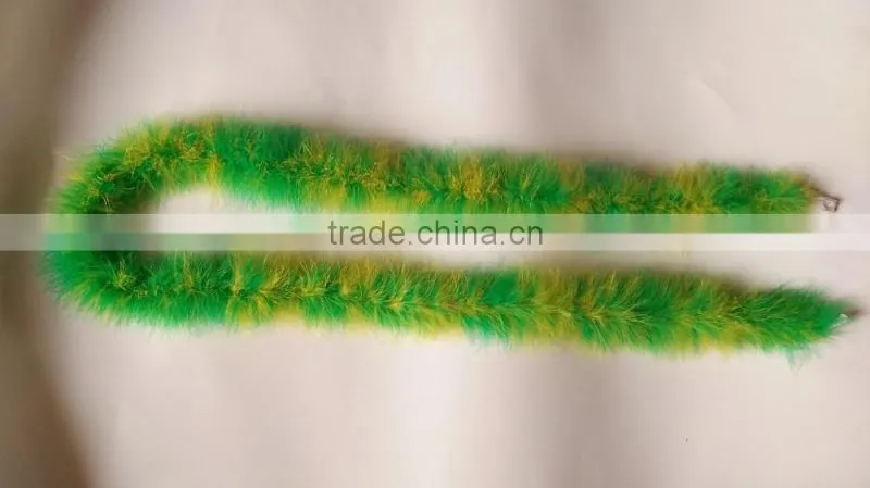 Mixed color Marabou boa for Christmas ornaments, wedding decoration, prom decorations or for costumes