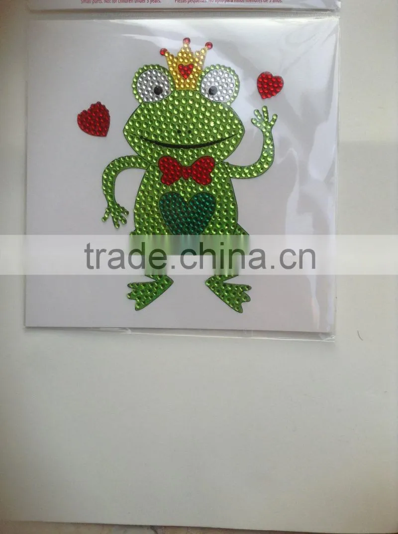 Cake shape jewelry acrylic sticker mobile phone sticker