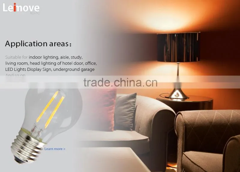 2016 new desigin japan 110v round e27 glass led light bulb
