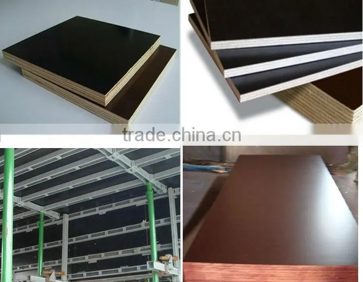 Hot sell 18mm brown/black film faced plywood for africa market