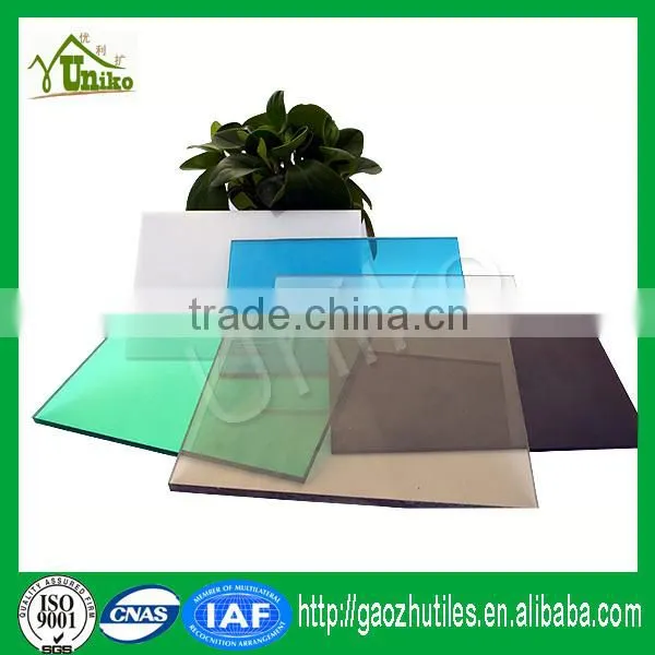 Gaozhu 2015 cheap plastic roof tile translucent upvc low price sheet made in china