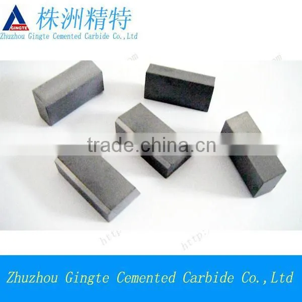 tungsten carbide brazed tips standard milling insert for type 40