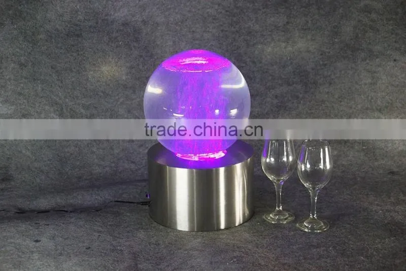 LED Decoration for Desk top with Amazing Color changing bubbles sphere