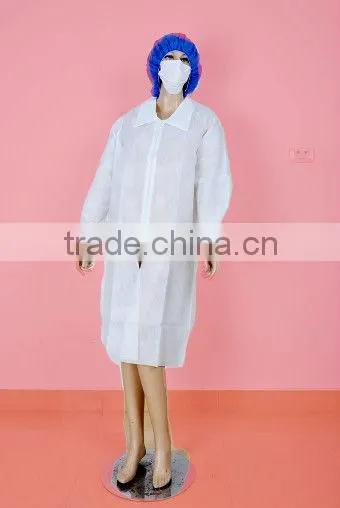 doctor non-woven white gown