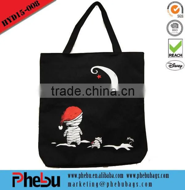 2015 Fashion Shoulder Bag Canvas Tote Bag for ladiesCAS15-029)