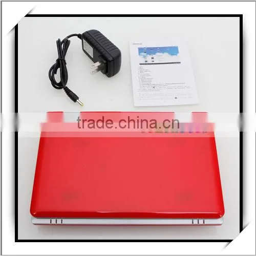 Cheap 1GB 7 Inch VIA8850 1.5GHz Android 4.1 Chinese Laptop Netbook with 8GB Hard Drive Red US Standard