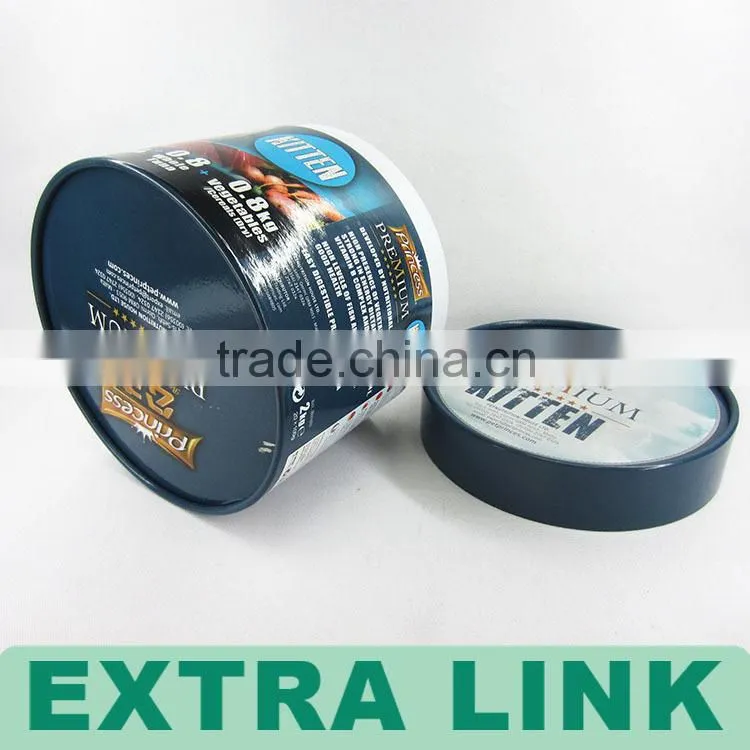 Round Tube Coffee Cup Kraft Box / Newest Exclusive Design Decorative Paper Tea Can