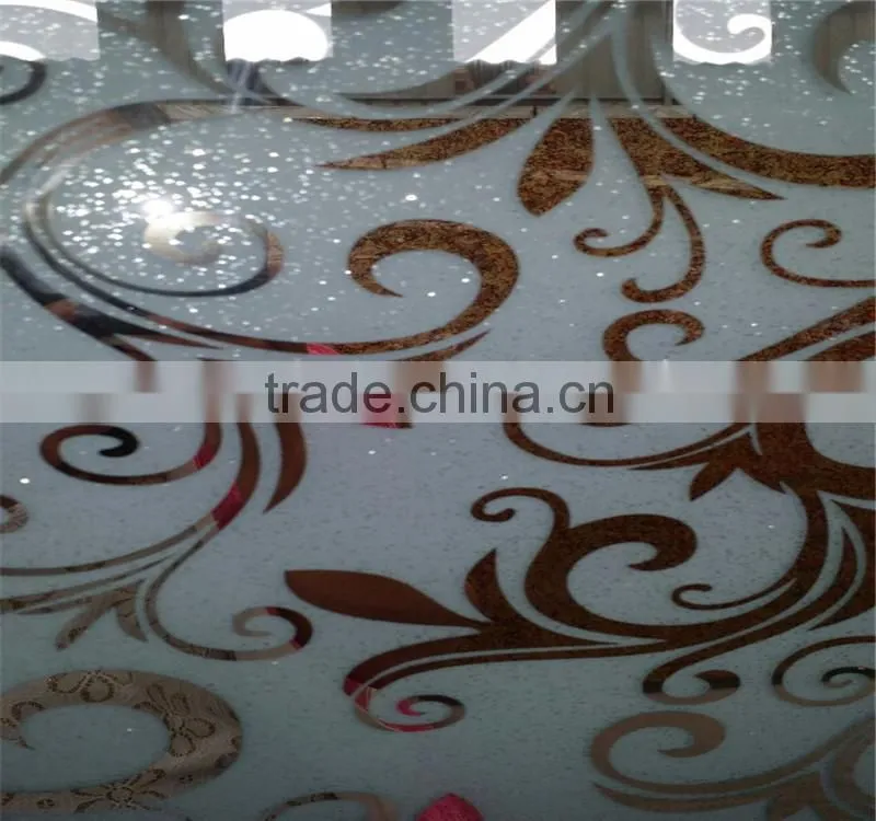 stereo pattern decorative color mirror
