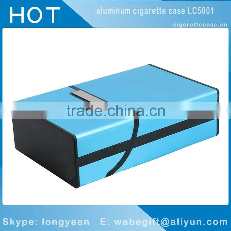 Light Aluminum Cigar Cigarette Case Tobacco Holder Pocket Box Storage Container