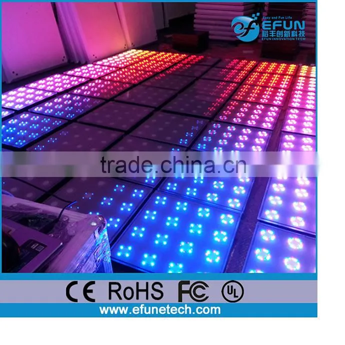 led portable color changing dance floor,led floor tile for exhibition, party,show