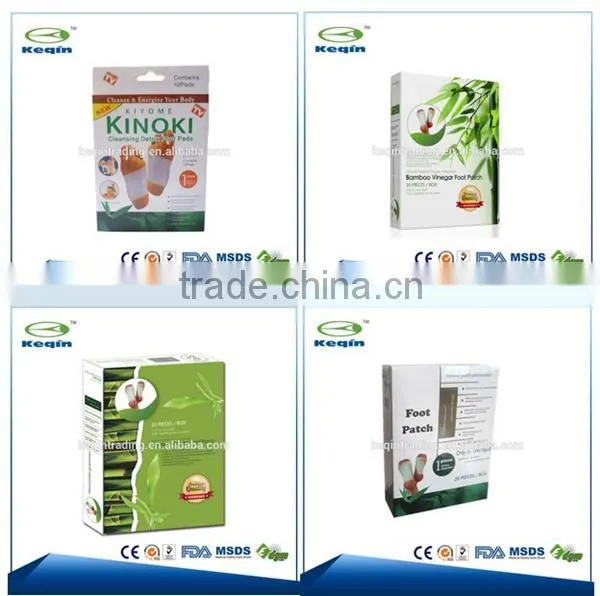 Original Factory of Weight loss and Detox Bamboo Vinegar foot patch