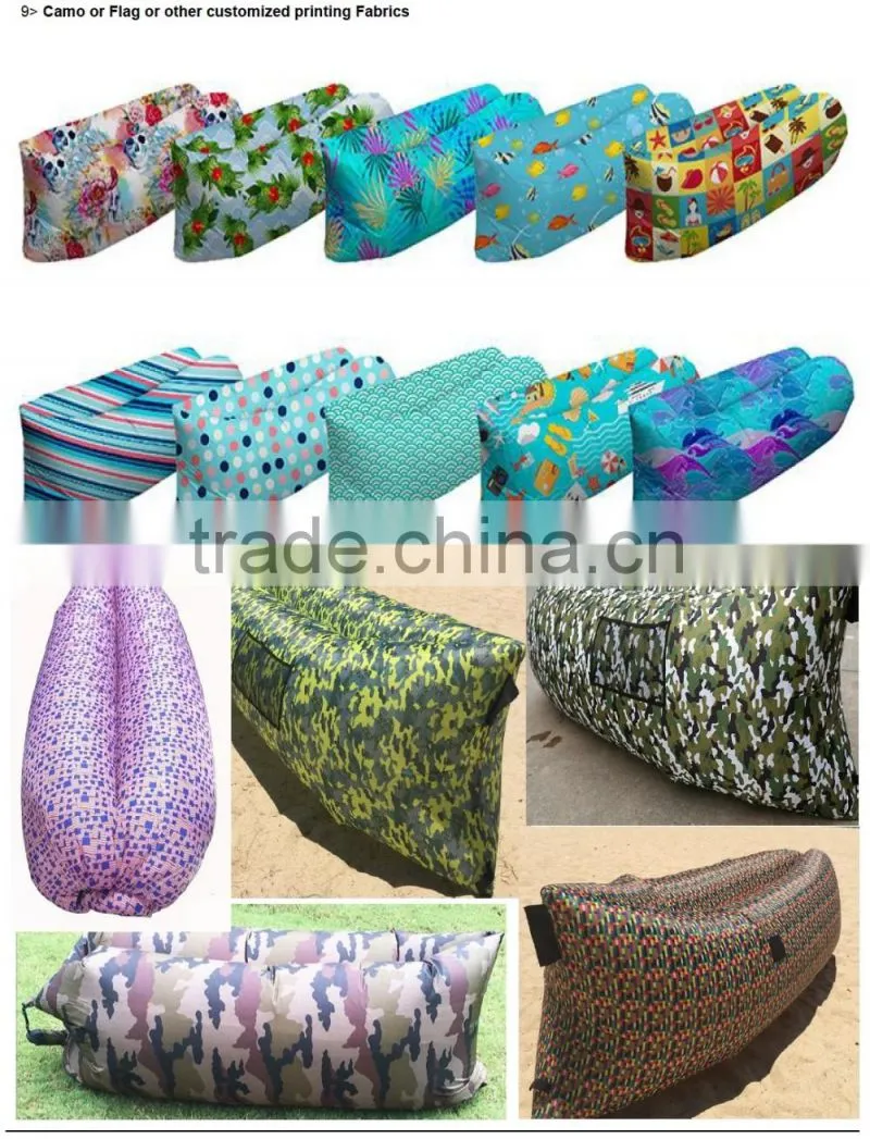 Fast Inflatable Lounger Chair Air Lazy Bean Bag Air Sleeping Bag Inflatable Air Sofa