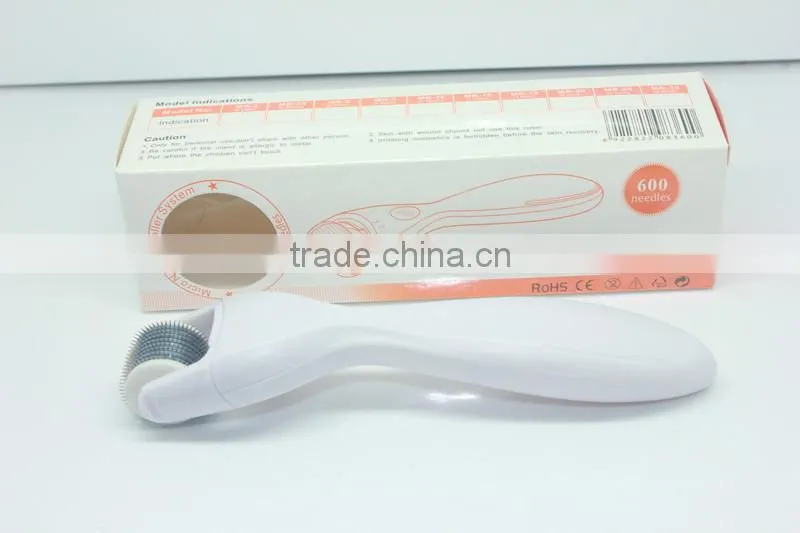 Newest acupuncture needle micro needle derma roller 600 needles for removal wrinkle