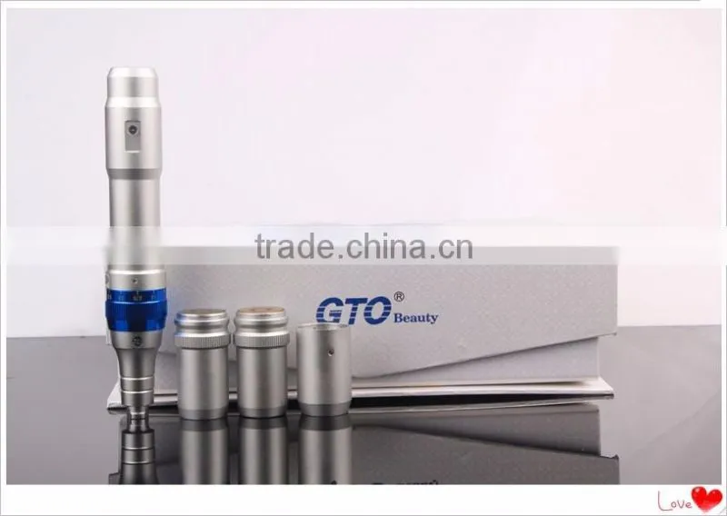 GTO Hot Sale CE Approval Wireless auto micro needle pen with 11 kinds needle kit