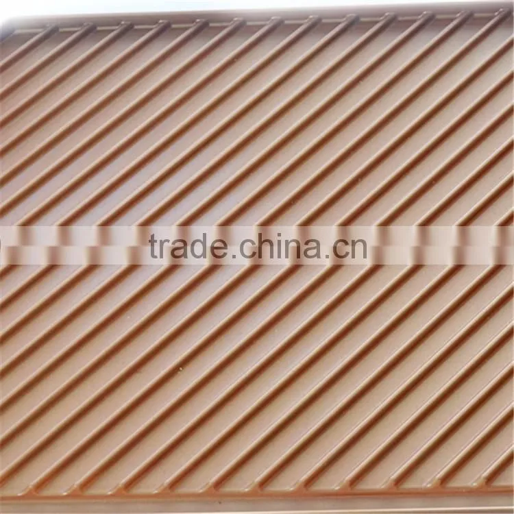 Square Nonstick Aluminum Fry Griddle Die Casting Double Grill Pan
