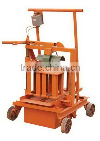 120th Canton Fair product hot-selling mobile block making machine,QMR2-45 egg laying block making machine