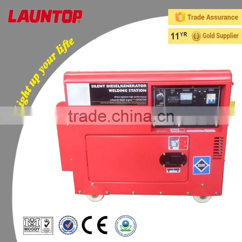 200A portable diesel welding generator with 474cc engine by Launtop