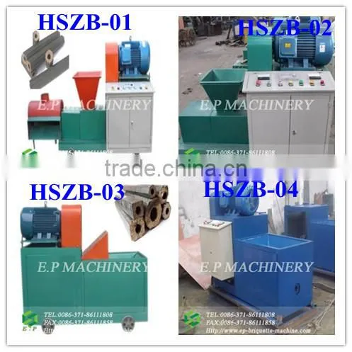 400 kg/h screw type biomass briquette making machine
