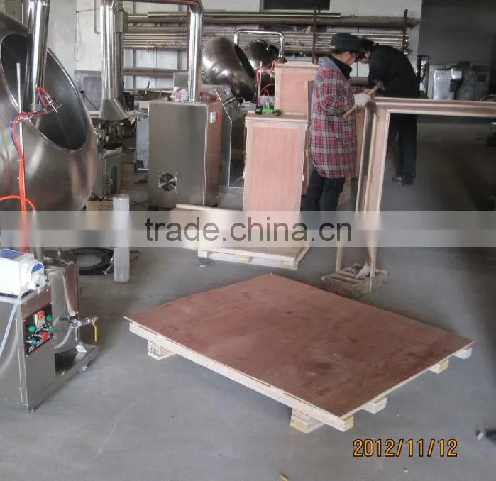 2012 best seller fully stainless steel wide output nuts coating machine