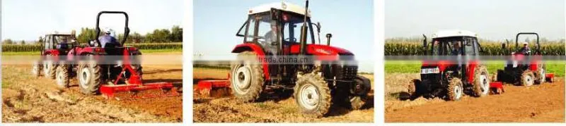 tractor with full set of implements