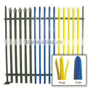 Euro palisade fence wrought iron fence garden fencing (Anping factory)
