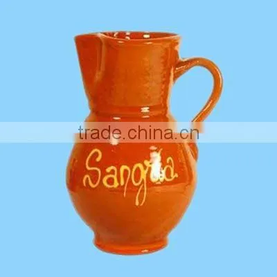 decorative ceramic spanish sangria pitchers