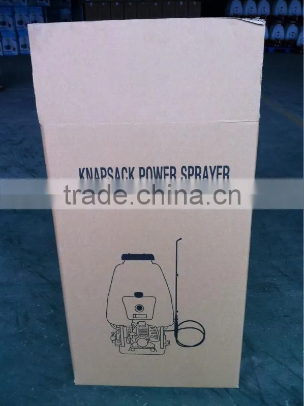 Gasoline power sprayer.