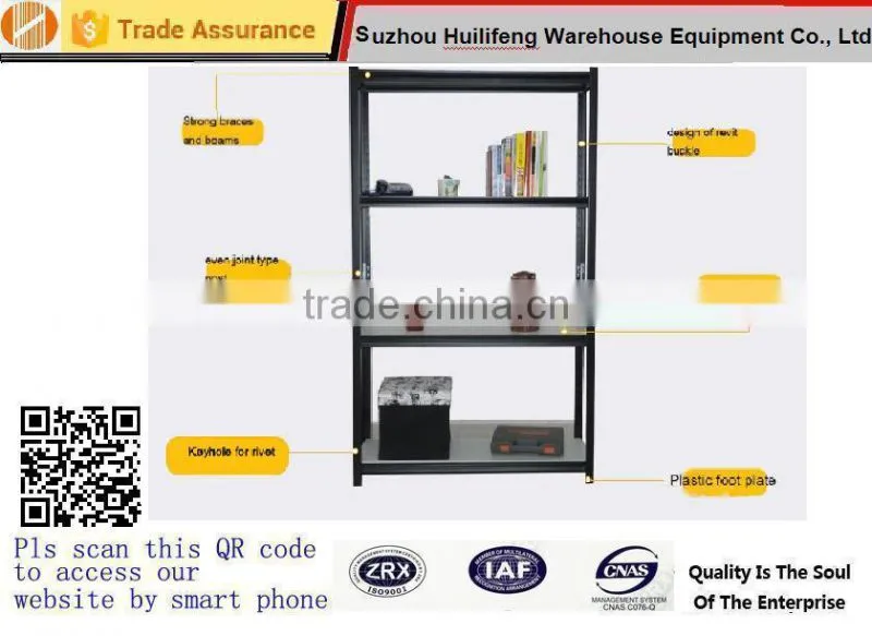 Home And Office Boltless Steel Particleboard Shelving Powder Coated