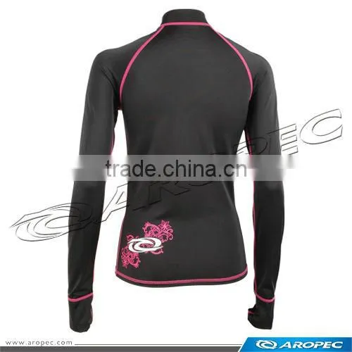 Outlander Lady Lycra Long Sleeve Zipper Rash Guard