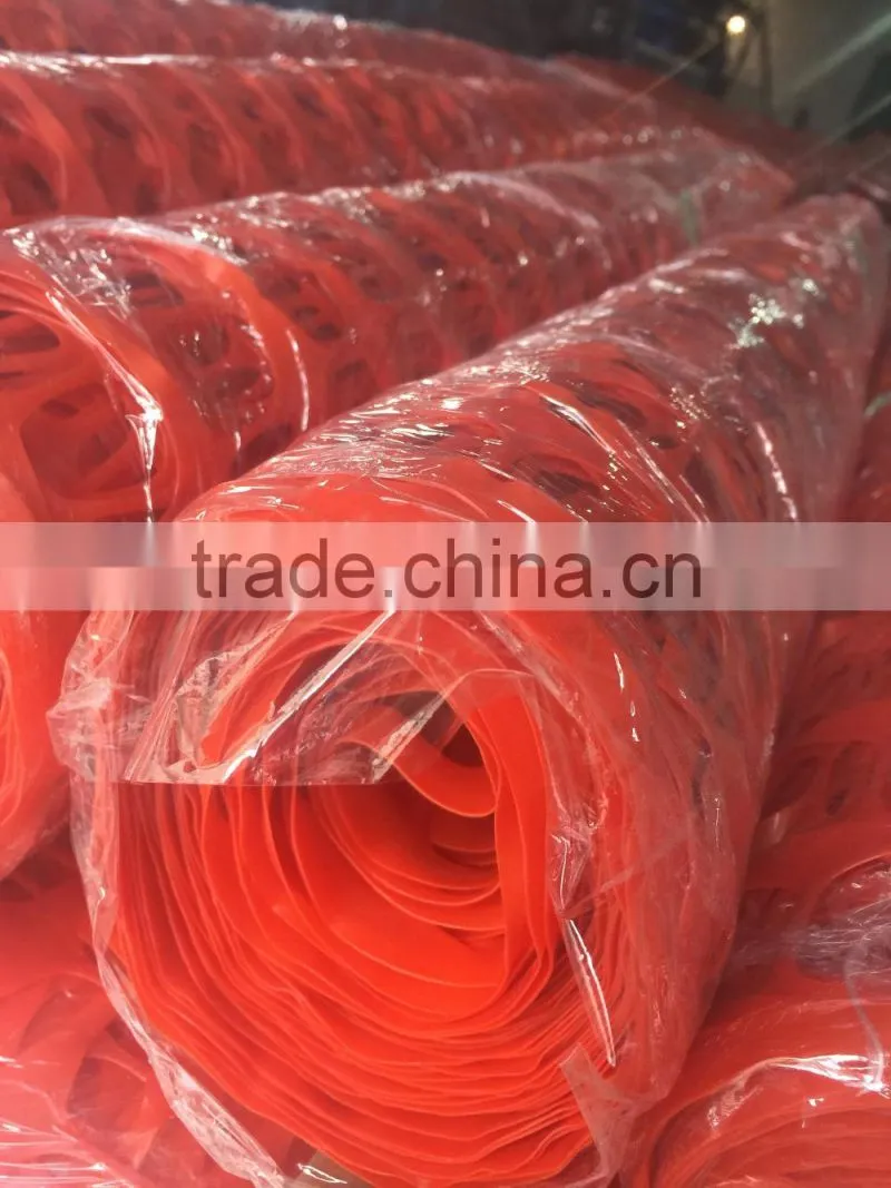 China supplier of plastic barrier mesh fence/orange safety fence/HDPE Orange Safety Fence/orange safety net