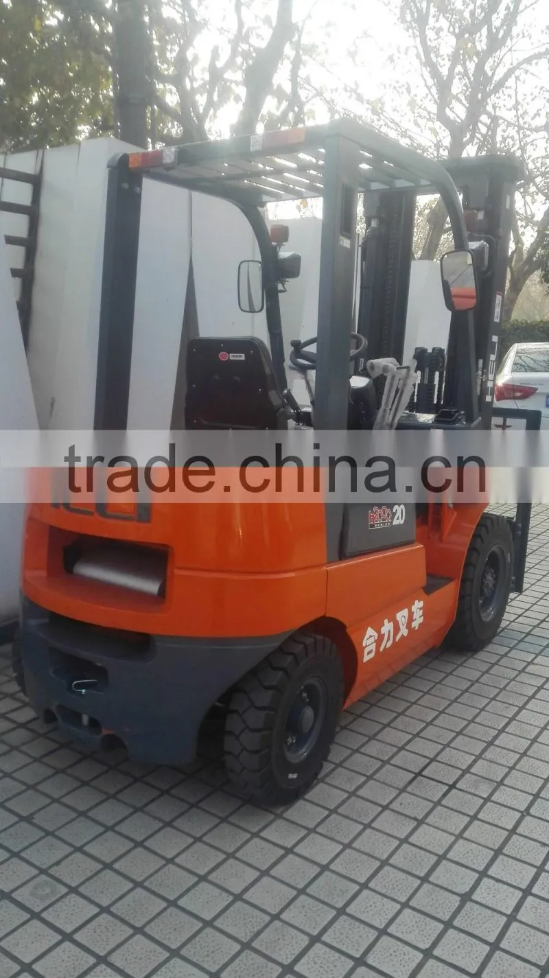 China Top1 Forklift Brand 2ton 4 wheel counterbalance diesel forklift truck